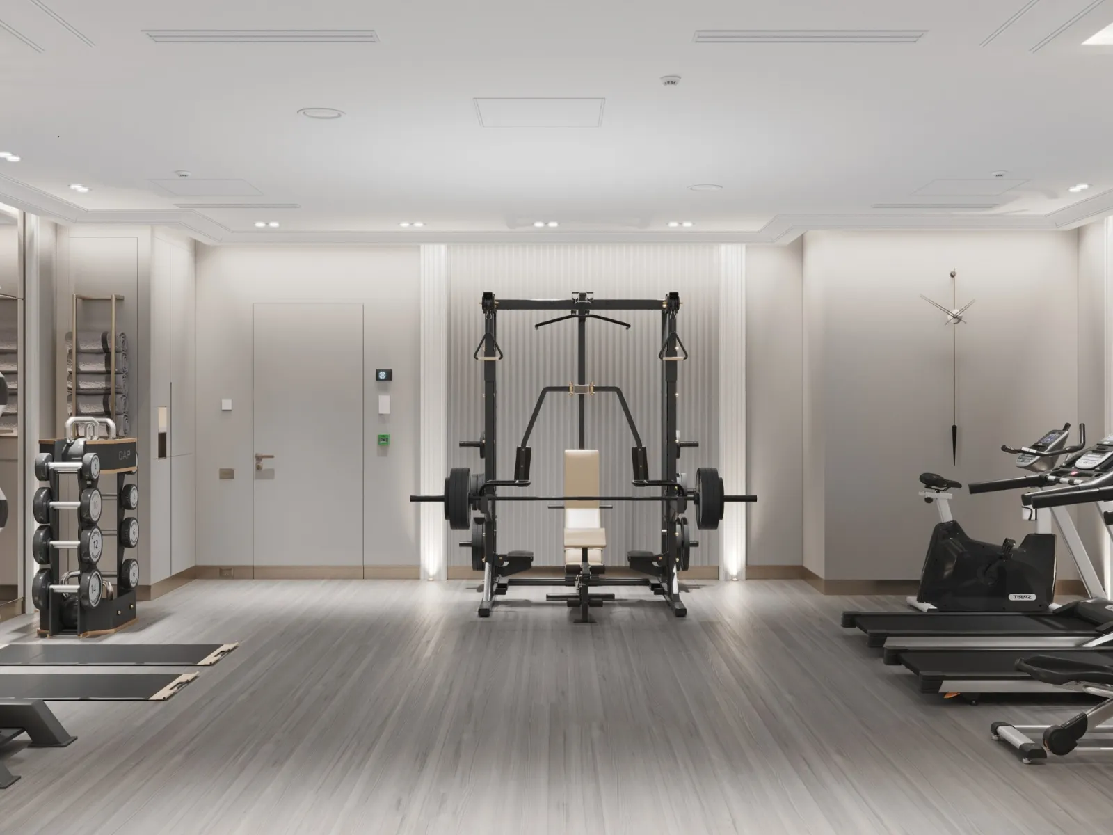 Тренажёрный зал Fit Lab, рендер проекта